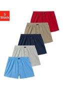 H.I.S Wijde boxershort Heren boxer wijdte pasvorm, comfortband, van ka...