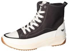 NU 20% KORTING: Mustang Shoes Hoge veterschoenen plateau, high top-sne...