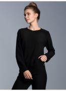 NU 20% KORTING: Trigema Tricot-fleecetrui TRIGEMA fleece-shirt met ron...