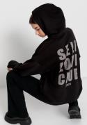 LSCN by LASCANA Hoodie met paragraaf op de rug