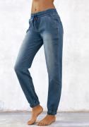 NU 20% KORTING: H.I.S Jogpants in jeans-look, loungeanzug