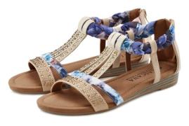 NU 20% KORTING: Lascana Sandalen Sandalette, zomerschoen met versierin...