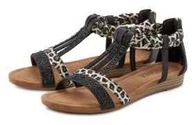 NU 20% KORTING: Lascana Sandalen Sandalette, zomerschoen met versierin...