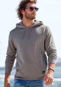 NU 20% KORTING: John Devin Hoodie Langarm, sweatshirt met ronde hals e...