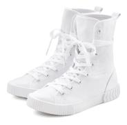 NU 20% KORTING: Lascana Laarsjes in combat-look, high top sneaker, vet...