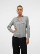 NU 20% KORTING: Vero Moda Overhemdblouse VMBUMPY LS GLITTER SHIRT WVN ...