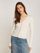 NU 20% KORTING: TOMMY JEANS Vest TJW CABLE ESSENTIAL CARDIGAN