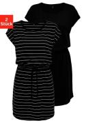 NU 20% KORTING: Only Shirtjurk ONLMAY LIFE S/S DRESS 2 PACK CS JRS (Se...