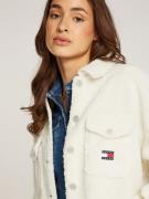 NU 20% KORTING: Tommy Jeans Curve Outdoorblouse TJW TEDDY BADGE OVERSH...