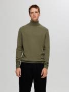 NU 20% KORTING: SELECTED HOMME Gebreide trui SLHBERG ROLL NECK NOOS