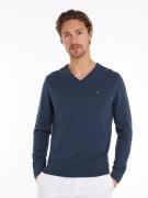 NU 20% KORTING: Tommy Hilfiger Trui met V-hals PIMA ORG CTN CASHMERE V...