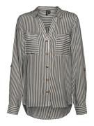 NU 20% KORTING: Vero Moda Overhemdblouse VMBUMPY L/S SHIRT NEW WVN GA ...