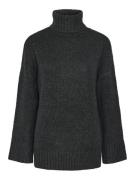 pieces Coltrui PCNANCY LS LOOSE ROLL NECK KNIT NOOS BC