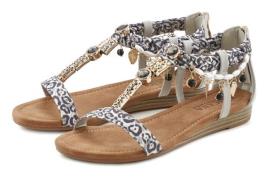 NU 20% KORTING: Lascana Sandalen Sandalette, zomerschoen met sierketti...