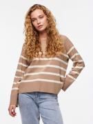 NU 20% KORTING: pieces Trui met ronde hals PCSIA LS KNIT NOOS BC