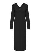 NU 20% KORTING: Only Gebreide jurk ONLJEANETT LIFE LS V-NECK DRESS CC ...