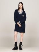 NU 20% KORTING: TOMMY JEANS Gebreide jurk TJW CREST SWEATER DRESS met ...