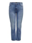 NU 20% KORTING: ONLY CARMAKOMA High-waist jeans CARMEGAN HW WIDE DNM A...