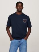 TOMMY JEANS T-shirt TJM REG SPRAY TEE SS EXT met grote print op de rug