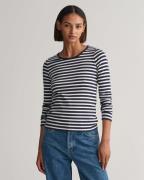 NU 20% KORTING: Gant Shirt met lange mouwen SLIM STRIPED 1X1 RIBBED LS...