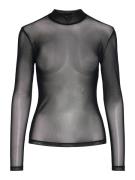 NU 20% KORTING: pieces Shirt met lange mouwen PCNINNI LS T-NECK MESH T...