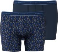 Tom Tailor Lange boxershort met logoband (Set van 2)