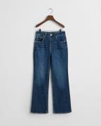 NU 20% KORTING: Gant Wijd uitlopende jeans SLIM FLARE JEANS