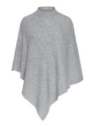 NU 20% KORTING: pieces Gebreide poncho PCFORTUNA HIGH NECK PONCHO NOOS...