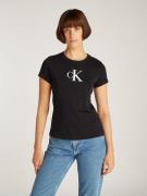 NU 20% KORTING: Calvin Klein T-shirt met logo merklabel