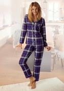 NU 20% KORTING: H.I.S Pyjama van flanel met alover ruitpatroon (set, 2...