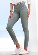 Lascana 7/8-jegging met subtiele bloemenprint, elastische skinny jeans...