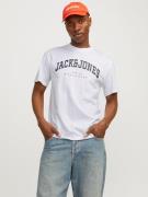 NU 20% KORTING: Jack & Jones Shirt met ronde hals JJECALEB VARSITY TEE...