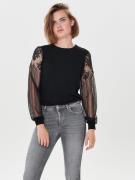 NU 20% KORTING: Only Gebreide trui ONLVIKTORIA L/S LACE PULLOVER EX KN...