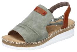 NU 20% KORTING: Rieker Sandalen zomerschoen, sandaal, keilhak, met ing...