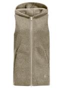 NU 20% KORTING: Jack Wolfskin Mouwloos fleecevest HIGH CURL LONG VEST ...