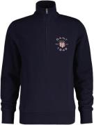 NU 20% KORTING: Gant Sweatshirt PRINT HALF ZIP