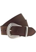 NU 20% KORTING: MUSTANG Leren riem in westernstijl, lichte vintage-afw...