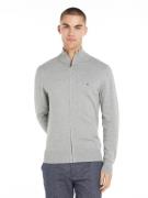 NU 20% KORTING: Tommy Hilfiger Cardigan PIMA ORG CTN CASHMERE ZIP THRU