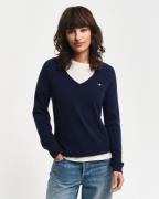 NU 20% KORTING: Gant Trui met V-hals Extrafine Lambswool V-Neck