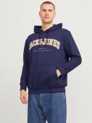 NU 20% KORTING: Jack & Jones PlusSize Hoodie JJECALEB VARSITY SWEAT HO...