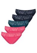 Vivance Bikinibroekje elastische katoenkwaliteit (5 stuks, Set van 5)