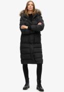 Superdry Gewatteerde jas Everest Faux Fur Longline Jkt