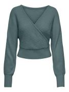 NU 20% KORTING: Only Trui met V-hals ONLELINA LS V-NECK PULLOVER EX KN...