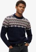 Superdry Trui met ronde hals FAIRISLE KNIT CREW JUMPER