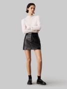 NU 20% KORTING: Calvin Klein Rok in a-lijn FAUX LEATHER A-LINE MINI SK...