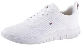 Tommy Hilfiger Sneakers CORPORATE KNIT RIB RUNNER met zijlogo-vlag, vr...