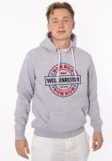 NU 20% KORTING: Zwillingsherz Hoodie "Wellenreiter" heren