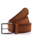 NU 20% KORTING: Tom Tailor Leren riem TTBART 4 cm brede herenriem, vel...