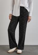 NU 20% KORTING: STREET ONE Stoffen broek met geruit patroon