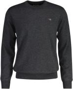 Gant Trui met ronde hals CTN/WO C-NECK met geborduurd logo